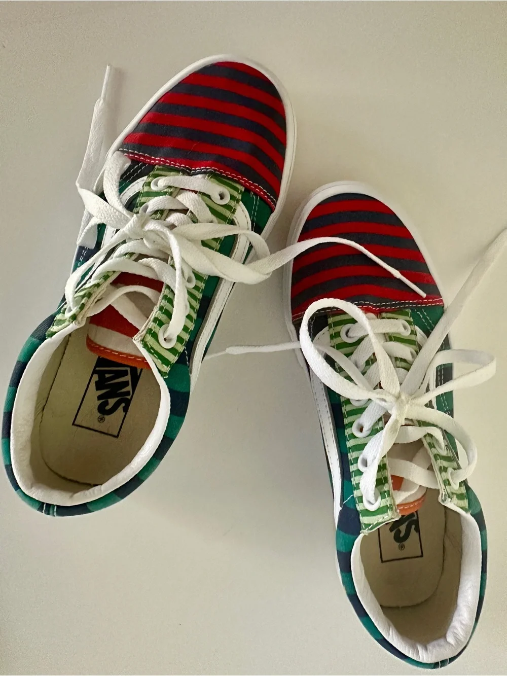 Vans Striped Fun Striped Multicolored Shoes.  Unisex